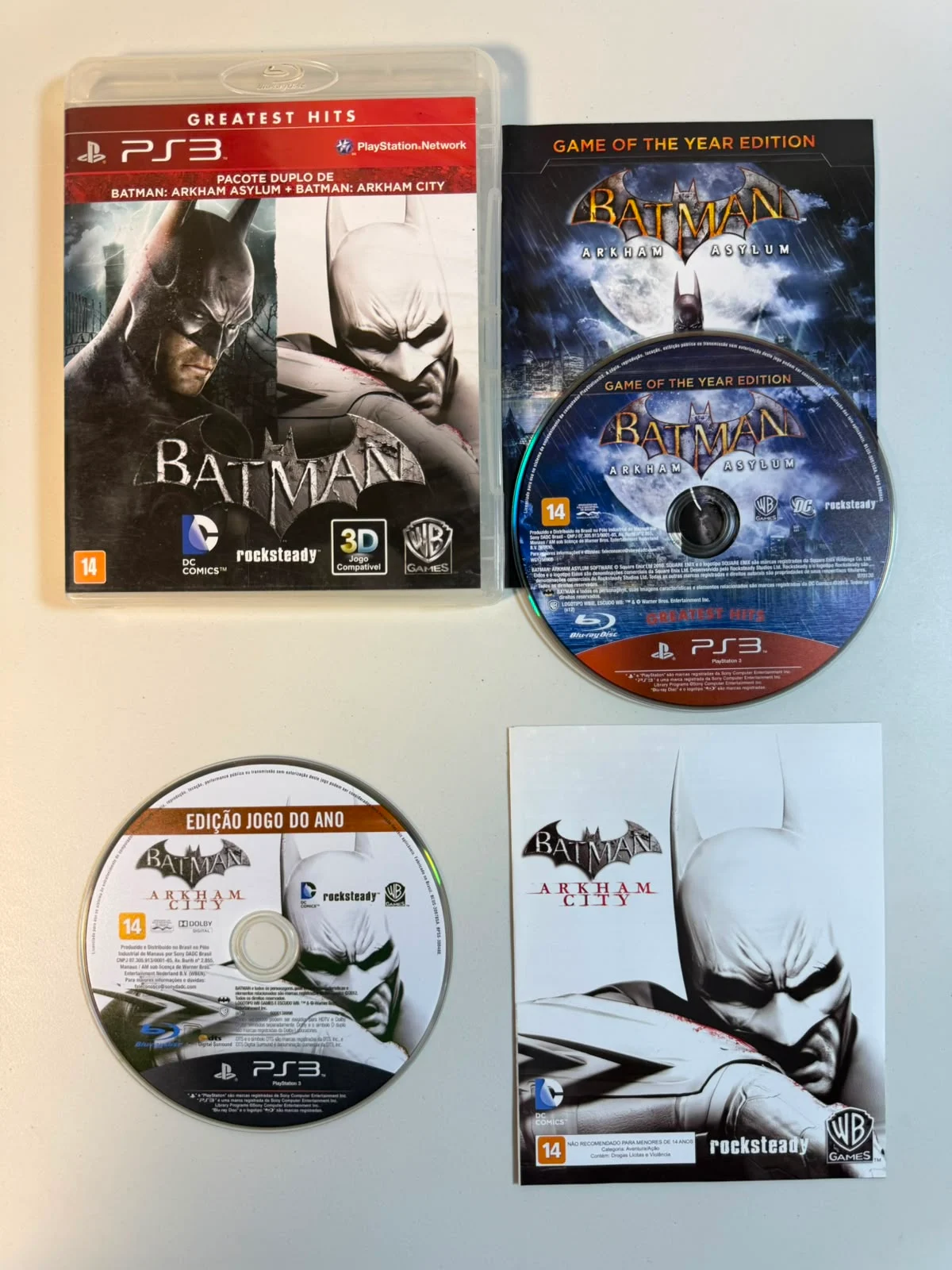 Batman: Arkham Asylum e Batman: Arkham City Greatest Hits