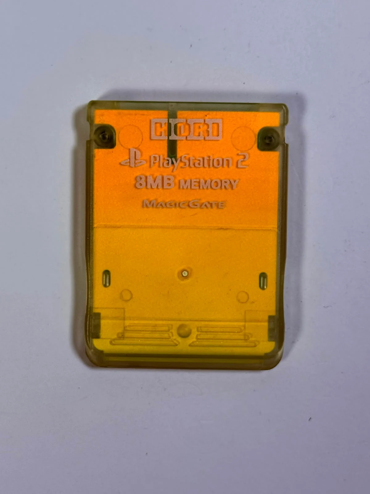 Memory Card de 8 MB - Translúcido (Estampa Laranja)