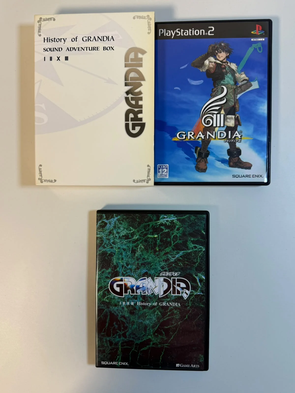 History of GRANDIA Sound Adventure Box