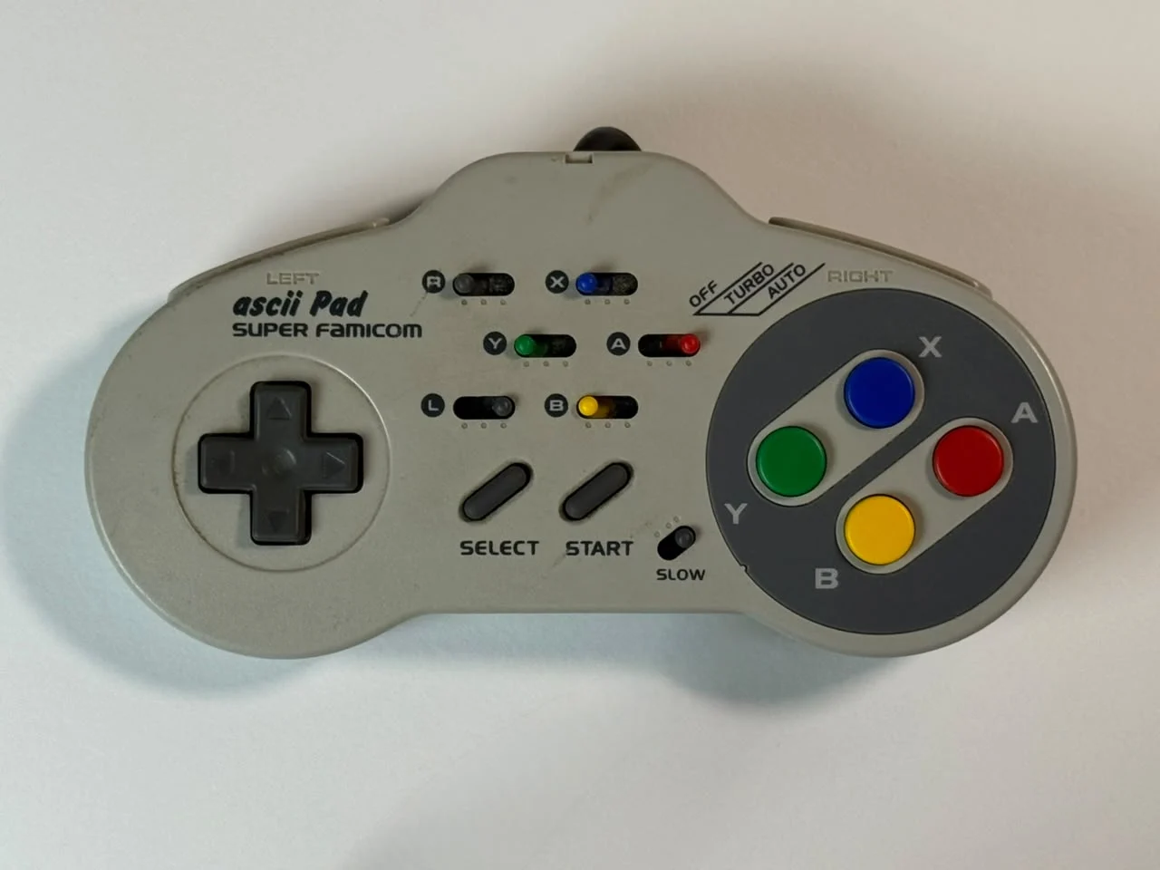 Controle Turbo ASCII Pad Com Fio - Cinza