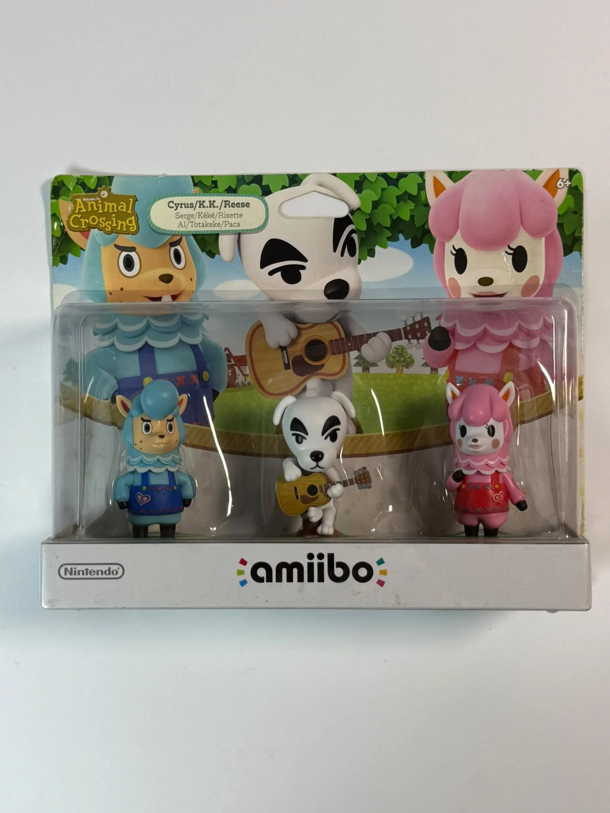 Amiibo Animal Crossing Triple Set Cyrus / K.K. / Reese,