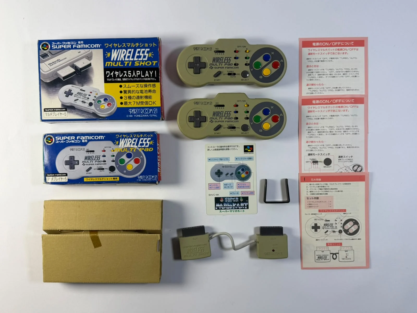 Controle Sem Fio Wireless Multi Pad e o Wireless Multi Shot - Cinza