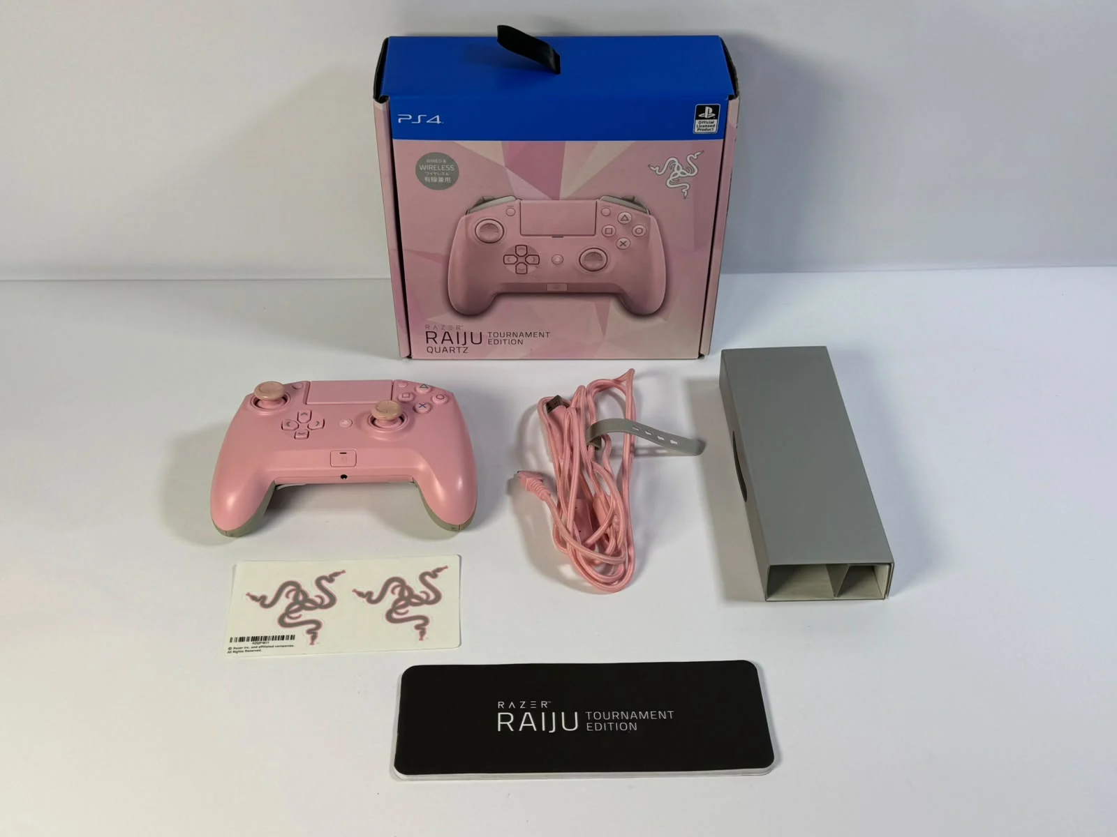 Controle Sem Fio Razer Raiju Tournament Edition - Quartz Edition