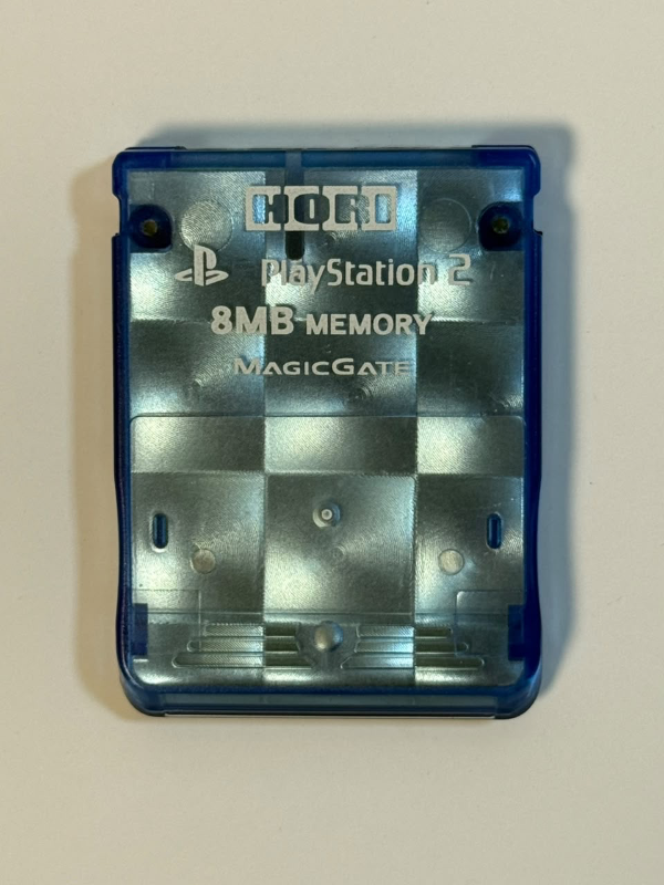Memory Card de 8 MB - Azul Translúcido ( Estampa Prata )