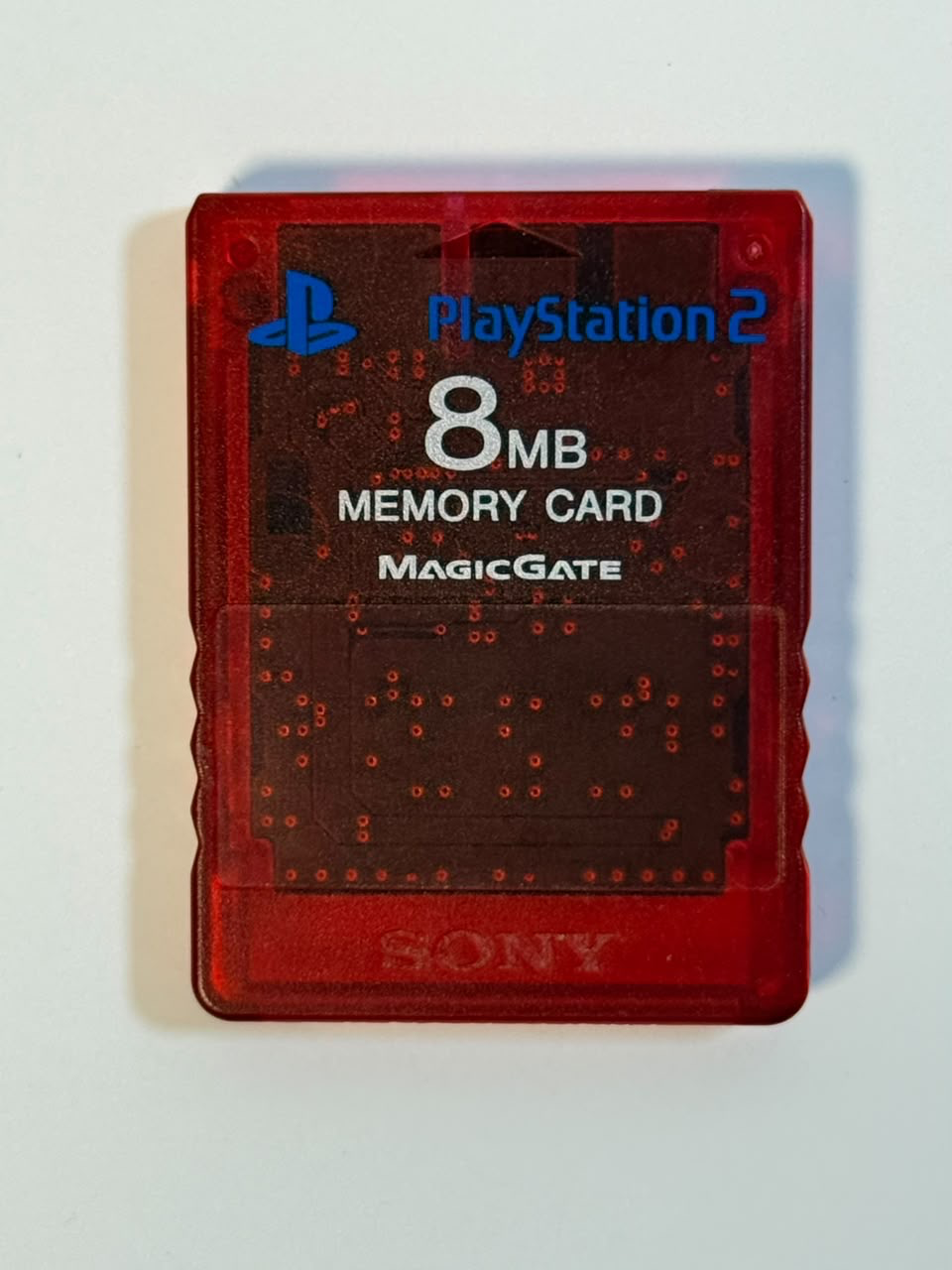 Memory Card de 8 MB - Vermelho Translucido