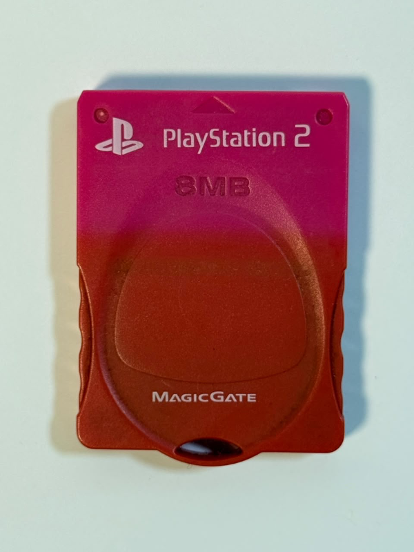 Memory Card de 8 MB - Vermelho