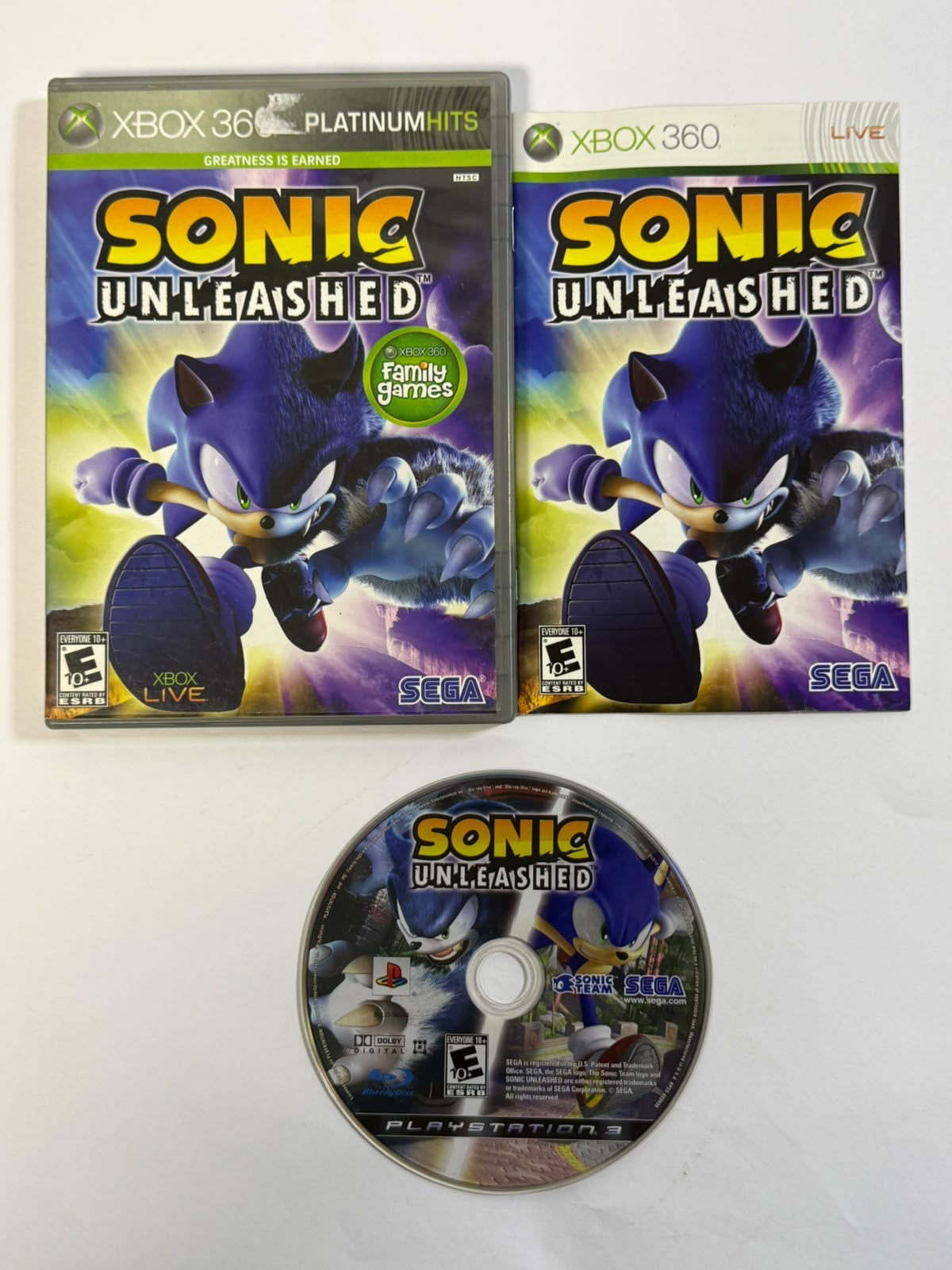 Sonic Unleashed (Platinum Hits)